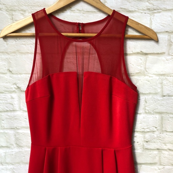 NWT Aryn K cutout red dress - size XS - Picture 3 of 16